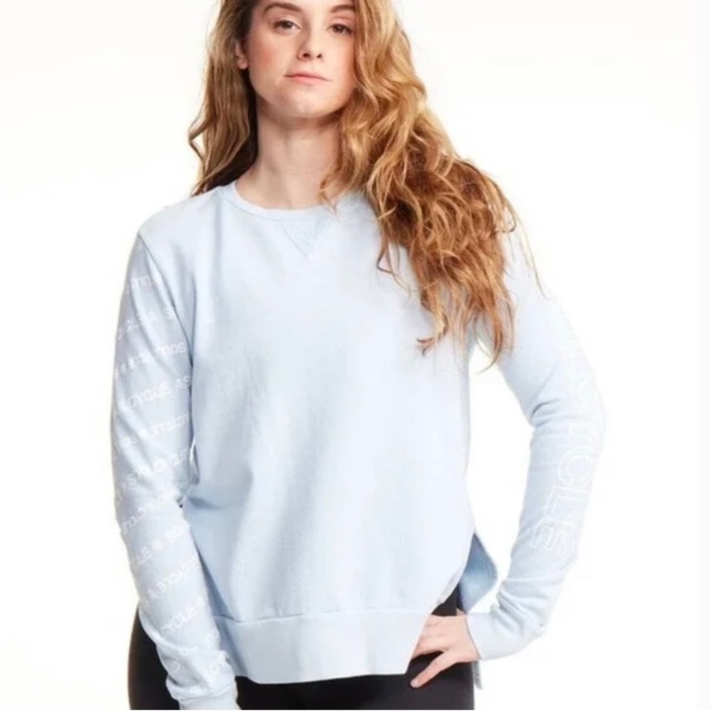 SoulCycle Blue Sweatshirt Size Small